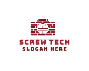 Brick Photography Camera logo design