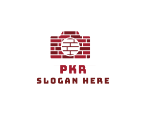 Brick Photography Camera logo design