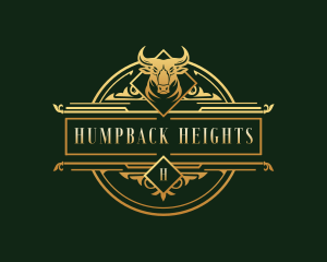 Luxury Bull Head logo design