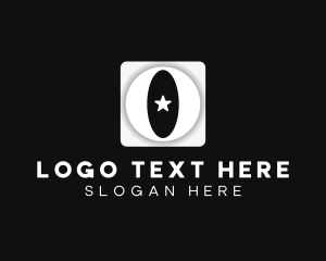 Star - Star Entertainment Letter O logo design