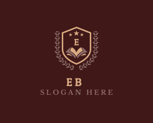 Book Shield Education logo design