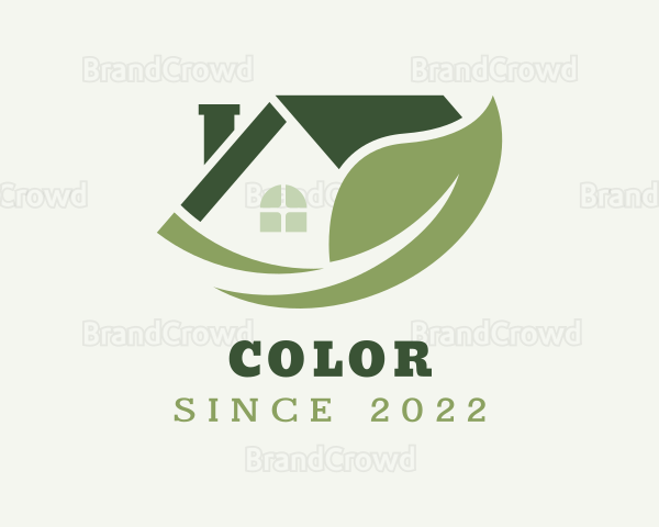 House Yard Plant Garden Logo