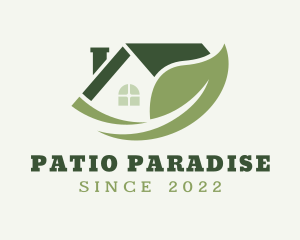 Patio - House Yard Plant Garden logo design