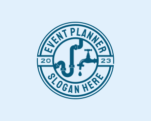 Plumber Faucet Pipe Logo