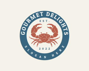 Crab Seafood Restaurant logo design