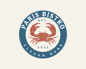 Crab Seafood Restaurant logo design