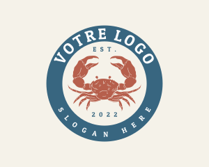 Cancer - Crab Seafood Restaurant logo design