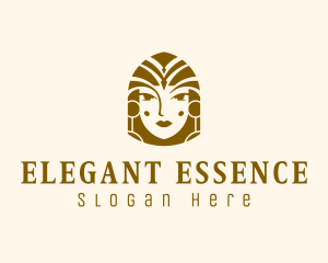 Beautiful Egyptian Woman logo design