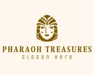 Beautiful Egyptian Woman logo design