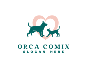 Pet Shelter Veterinary Logo