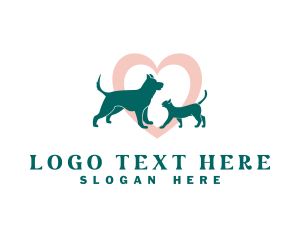 Pet Shelter Veterinary Logo
