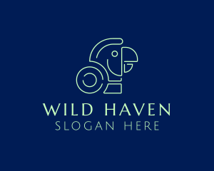 Wild Parrot Zoo logo design