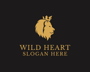 Endangered - Royal Wildlife Lion logo design