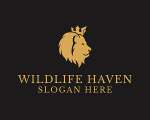 Endangered - Royal Wildlife Lion logo design