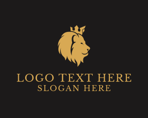 Conservation - Royal Wildlife Lion logo design