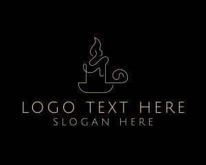 Candle Maker - Handmade Candle Lighting logo design