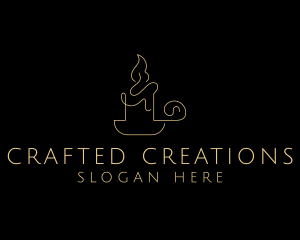 Handmade - Handmade Candle Lighting logo design