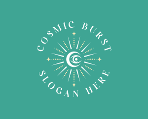 Cosmic Eye Boho logo design