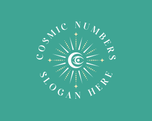 Cosmic Eye Boho logo design