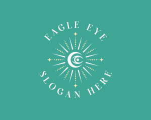 Cosmic Eye Boho logo design