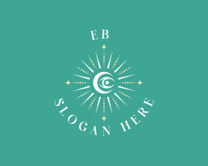 Spiritual - Cosmic Eye Boho logo design