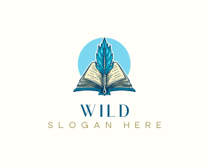 Copywriter - Book Pen Writing logo design