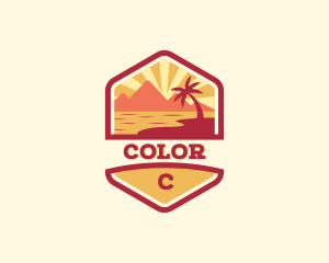 Baywatch - Summer Beach Coast logo design