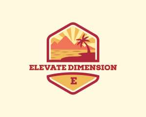 Summer Beach Coast logo design