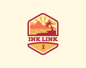 Summer Beach Coast logo design