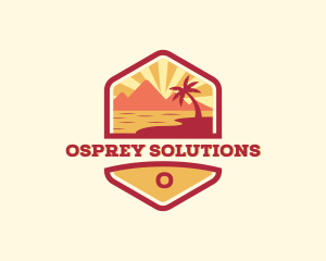 Summer Beach Coast logo design