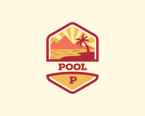 Summer Beach Coast logo design