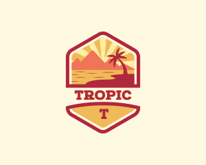 Summer Beach Coast logo design