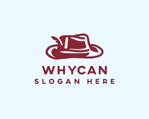 Feather Fedora Hat Logo