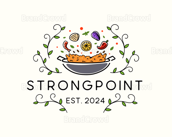Spanish Paella Restaurant Logo
