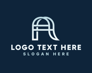 Modern Startup Agency Letter A logo design