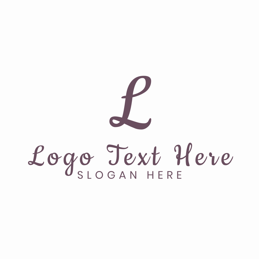 Cursive Business Letter Logo | BrandCrowd Logo Maker | BrandCrowd