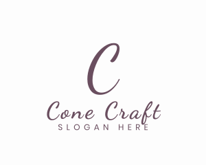 Cursive Script Business logo design