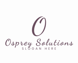 Cursive Script Business logo design