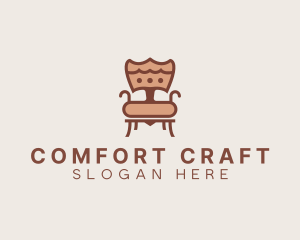 Armchair Furnishing Furniture logo design