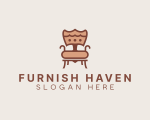 Armchair Furnishing Furniture logo design