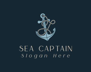 Sailor - Sailor Anchor Rope Letter J logo design