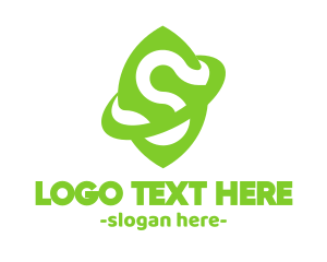 Superhero - Leaf S Ring logo design