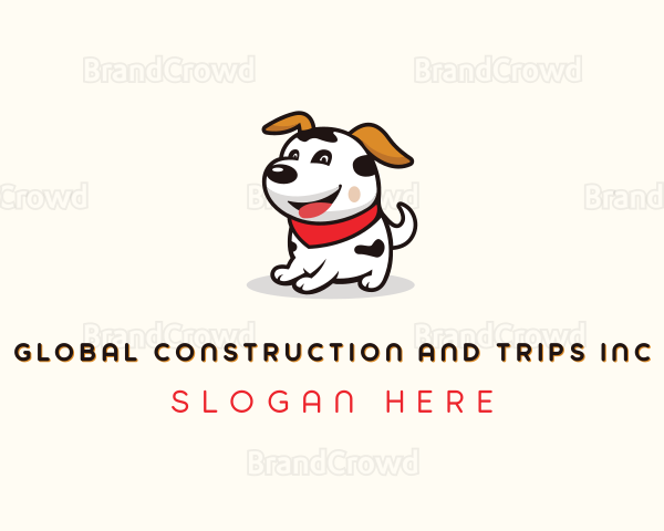 Cartoon Puppy Dog Logo