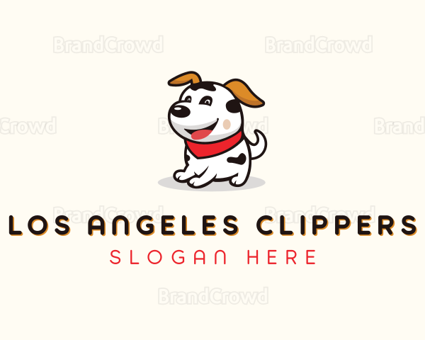 Cartoon Puppy Dog Logo