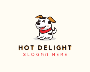 Cartoon Puppy Dog logo design