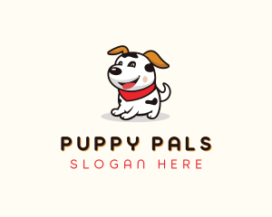 Cartoon Puppy Dog logo design