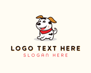 Animal - Cartoon Puppy Dog logo design