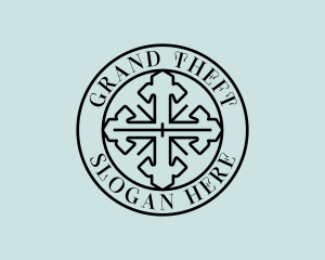 Catholic - Parish Fellowship Church logo design