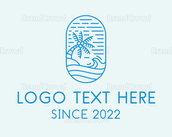 Wave Beach Resort Shore Logo