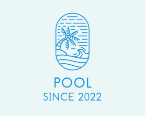 Wave Beach Resort Shore  logo design